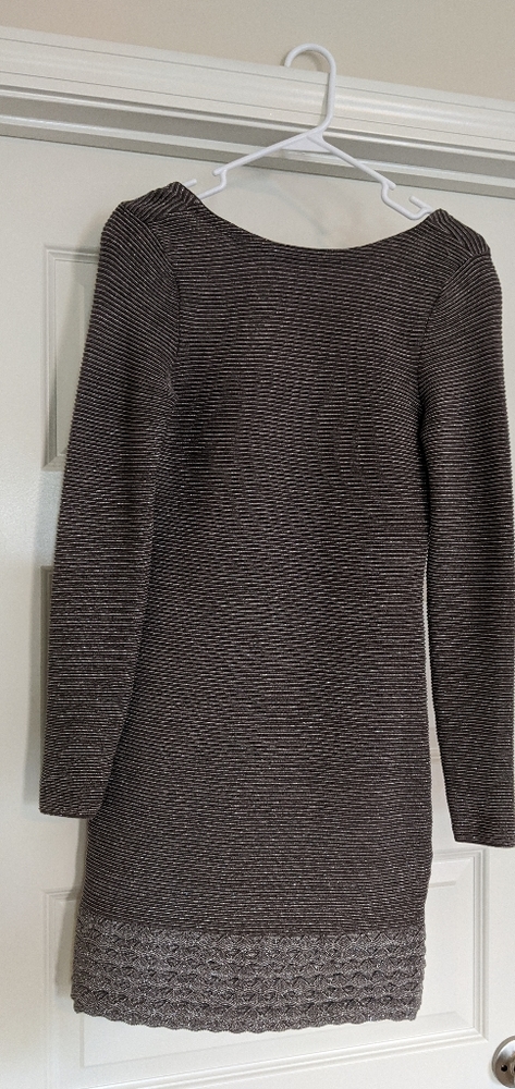 Dark gray bodycon dress